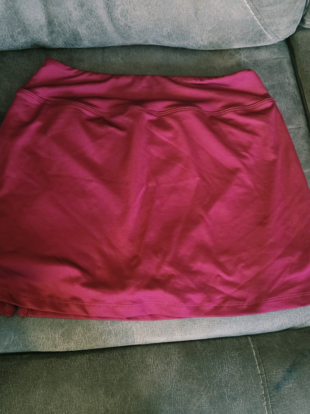 SHEIN Magenta Stretch Mini Skirt